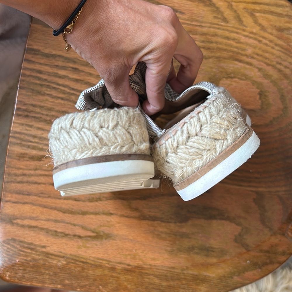 Free People Neutral Knotted Slip-On Espadrille Sandals - Picture 6 of 6
